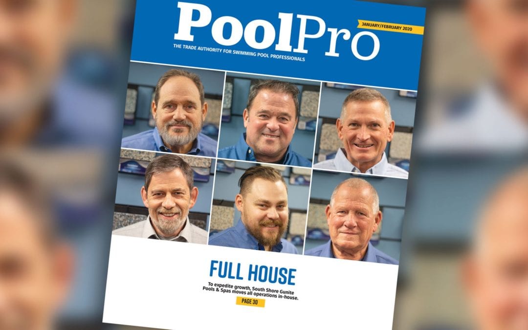 SSG Featured on Front Cover of Pool Pro Magazine